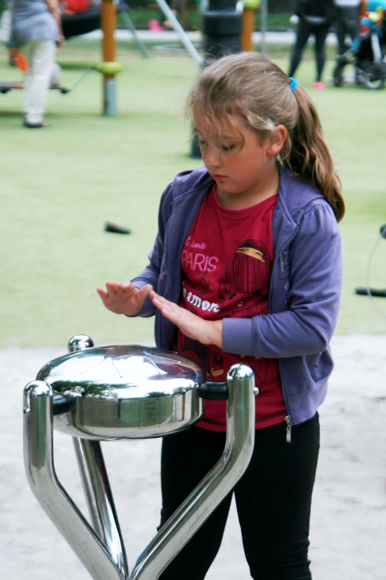 Outdoor-Hapi BABEL-DRUM SMALL, mit Bodenplatte zum Anschrauben