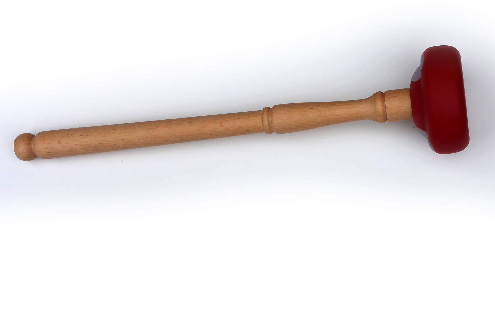 Stimmgabel XXL, Alu, grün, mit Klöppel, Gewichten und Koffer, Einstellbar zwischen 32 - 67 Hz