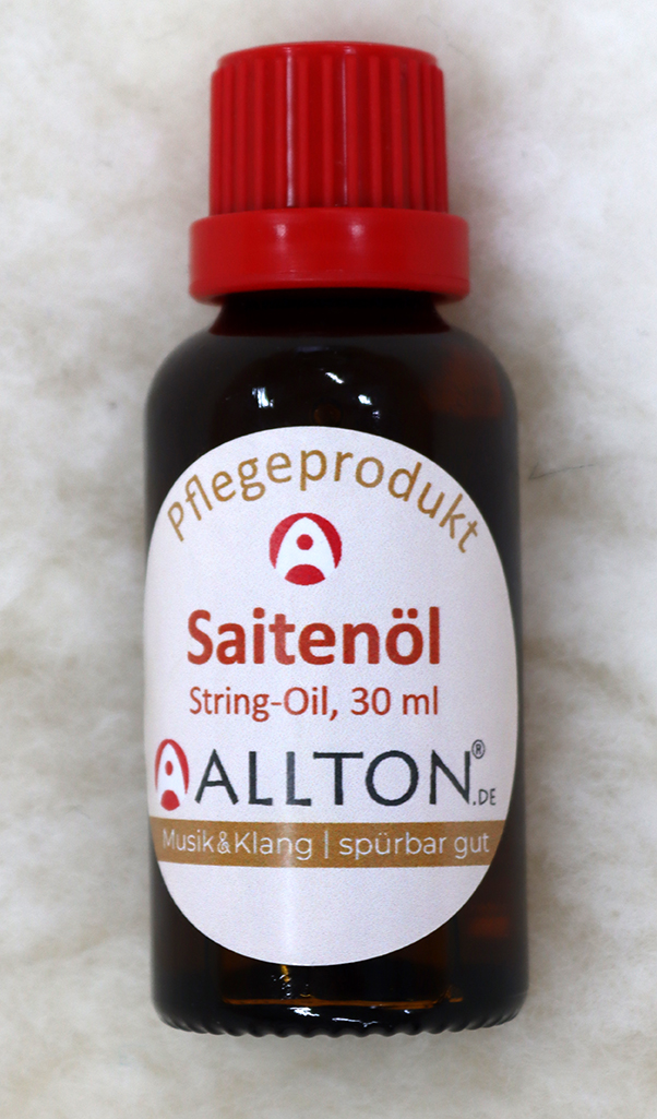 Saitenöl, Reinigung und Korrosionsschutz, Glasflasche 30 ml