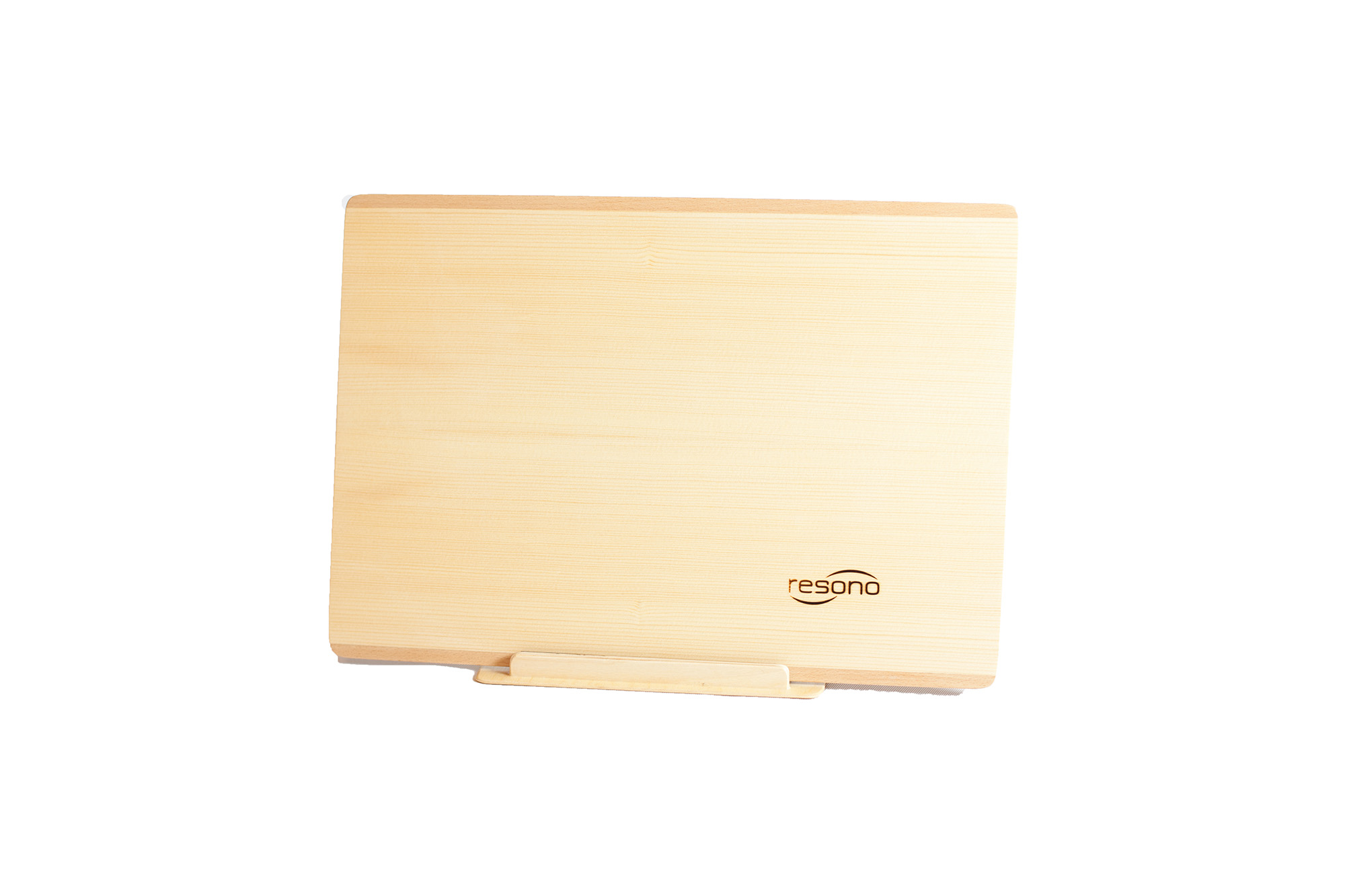 Resono SoundPad Mark II, Holzplatte mit Vibrationsmodulen, 48,5 x 34 x 3 cm