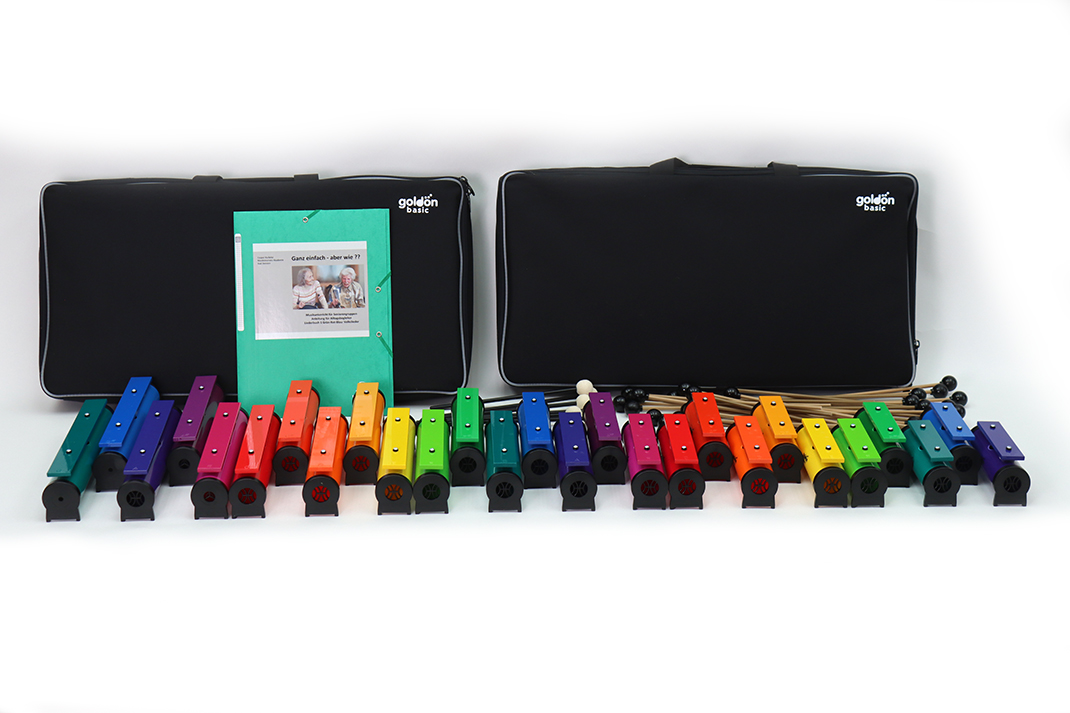 Klangbausteine 27-er Set, chromatisch, g1-a3