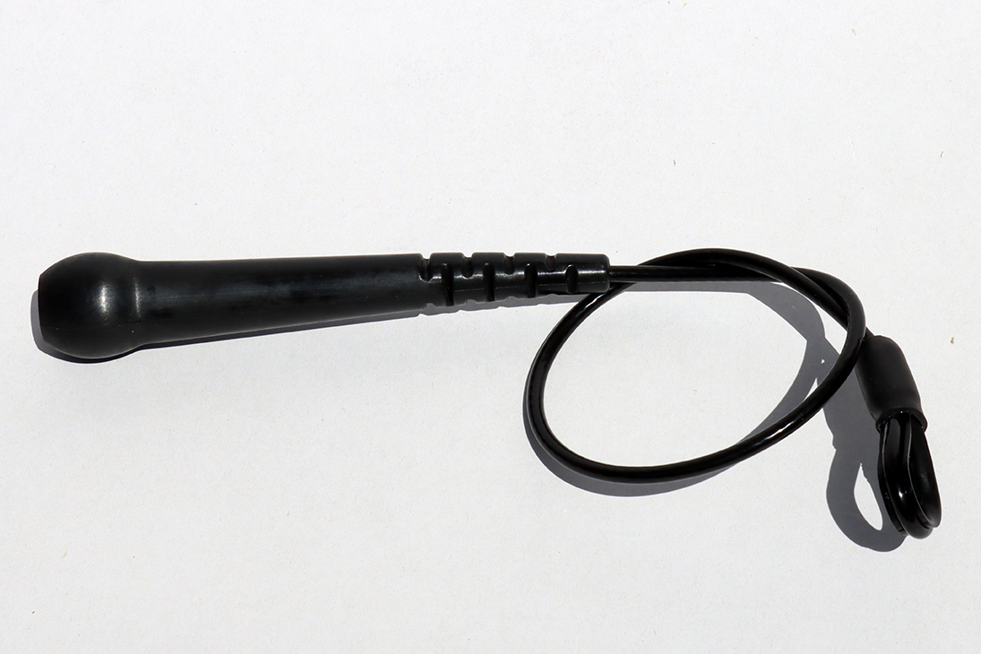 Outdoor-Schlägel für Mandalafone und Metallofone, schwarz, mit Stahlseil