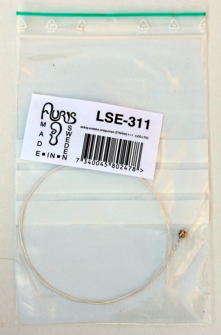 Einzelsaite, blank, für Auris Leier