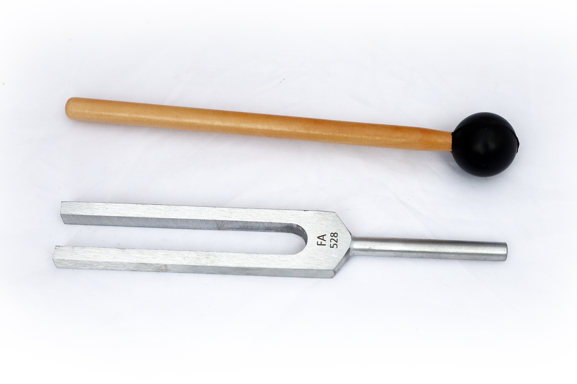 Stimmgabel, Alu, mit Klöppel, 528 Hz