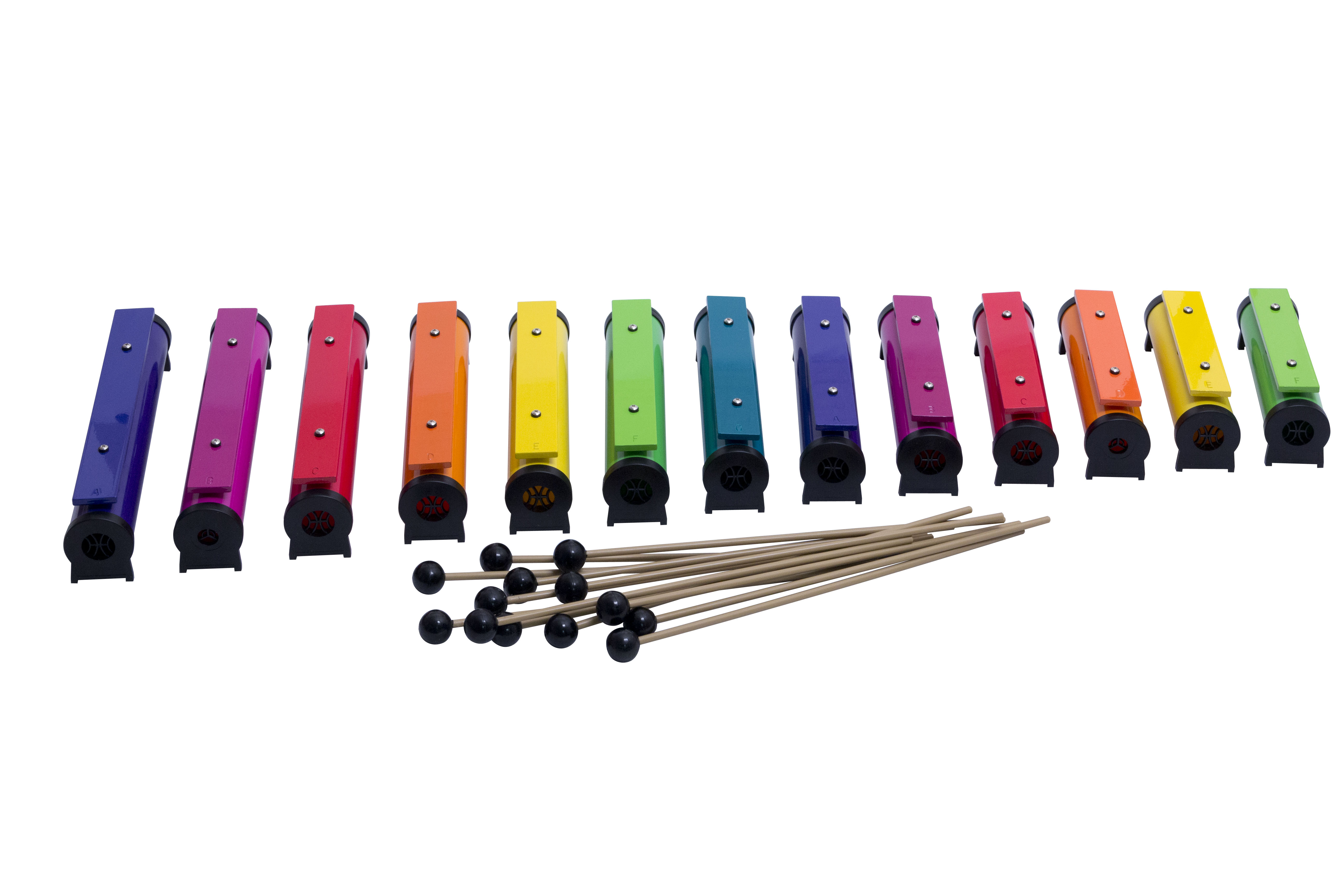 Klangbausteine 13-er Set, C-Dur, diatonisch, a2.f3