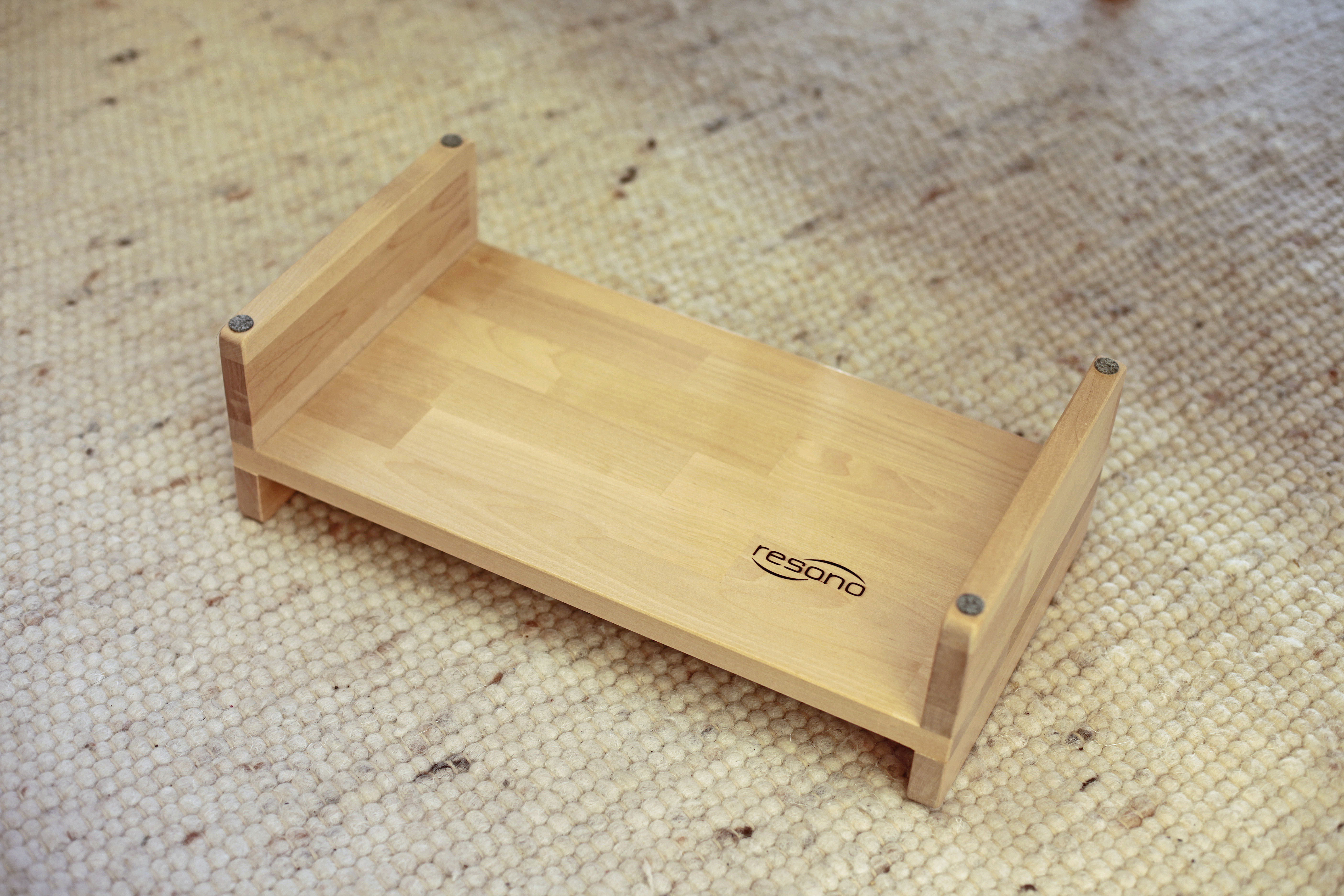 Fußhocker, Fußbank für SoundPad, Holz, 6 oder 10 cm hoch, 44 x 24 x 14 cm