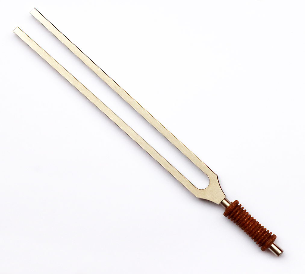 Stimmgabel mit Korkgriff, Sonnenton 126,22 Hz