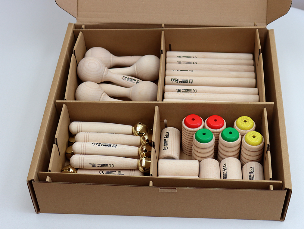 Junior 1+ Set, 41 Orff-Instrumente