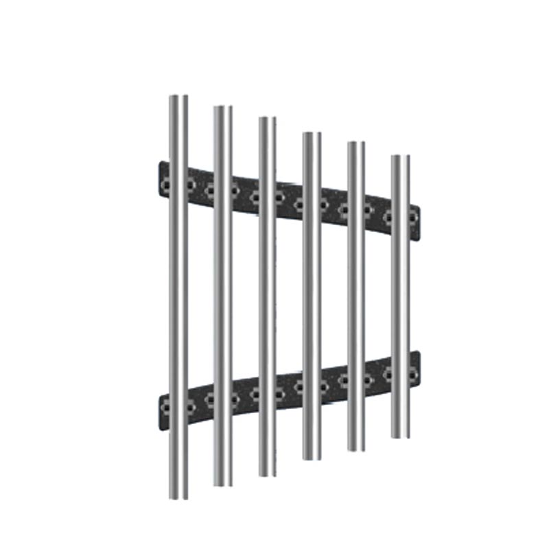 Outdoor-Röhrenglockenspiel ,Freechimes Soprano, pentatonisch, 6 Töne, Wandmontage