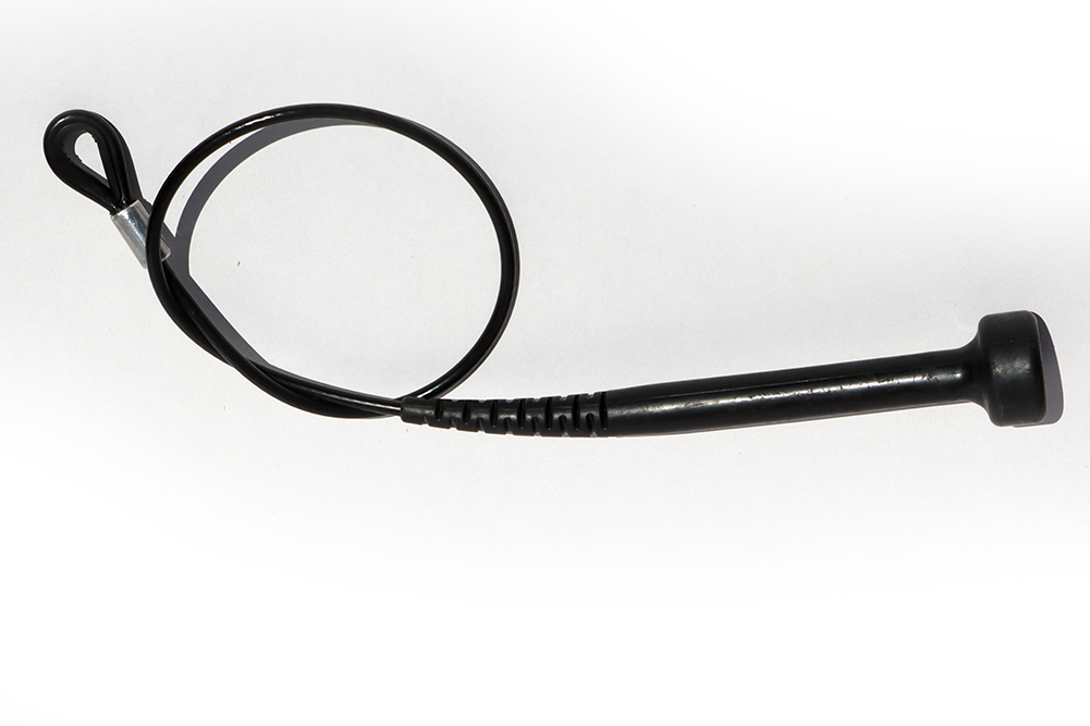 Outdoor-Schlägel für Klangröhren, mittelgroß, weich, schwarz