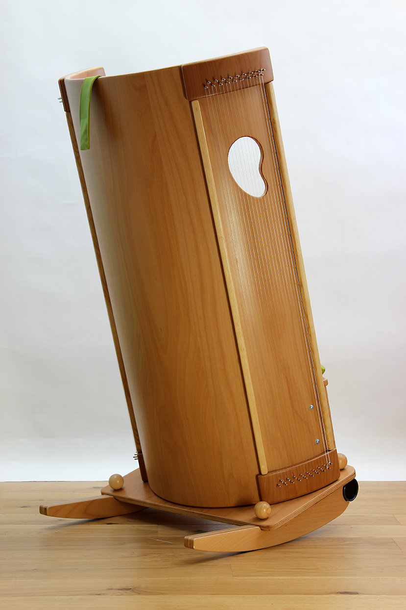 ALLTON Klangmassage-Schaukelstuhl, Pflege-Set: Modell Care B, 140 cm