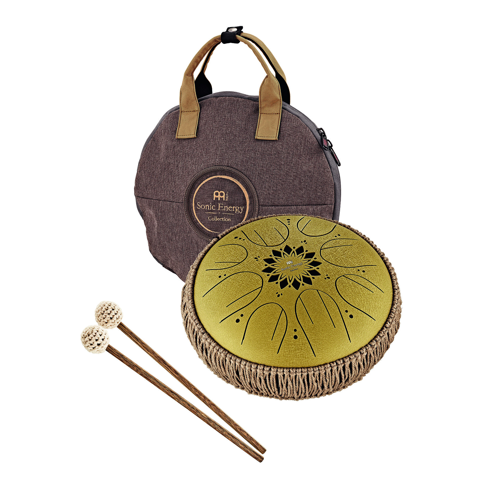 Mandalafon MEDIUM GOLDEN OCTAVE, 8 Klangzungen, A-moll Diatonisch, Ø 25 cm