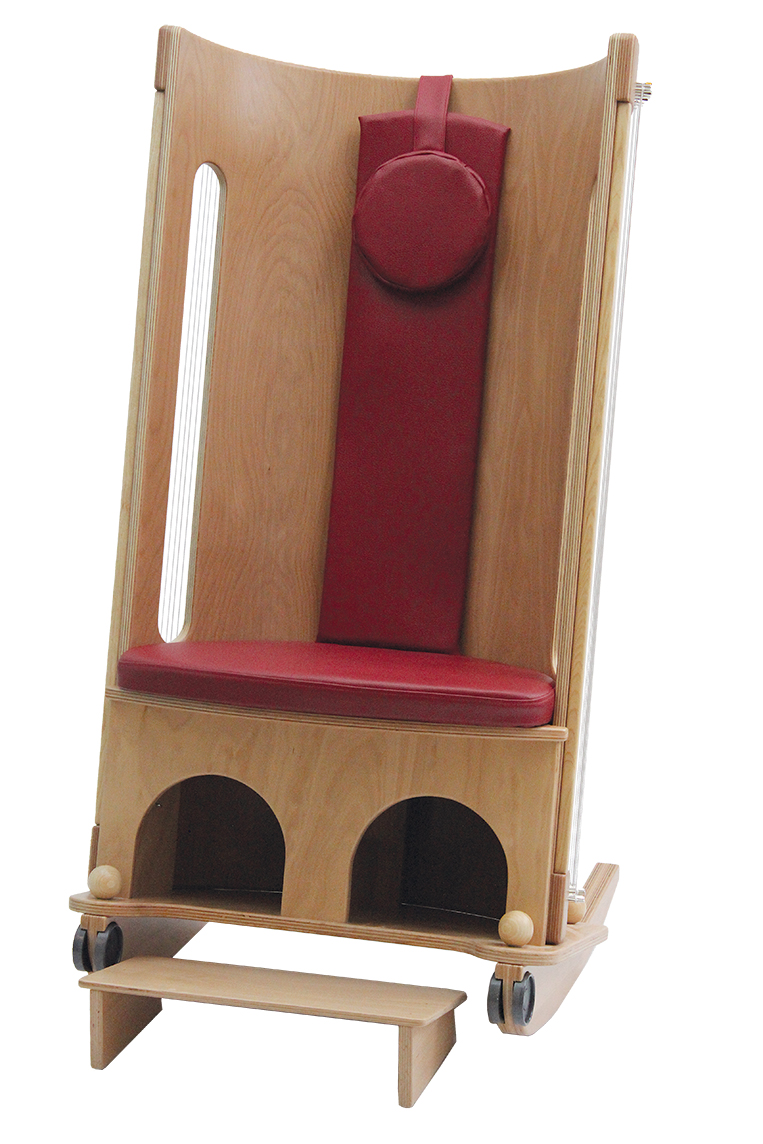 ALLTON Klangmassage-Schaukelstuhl, Pflege-Set: Modell Care A, 150cm