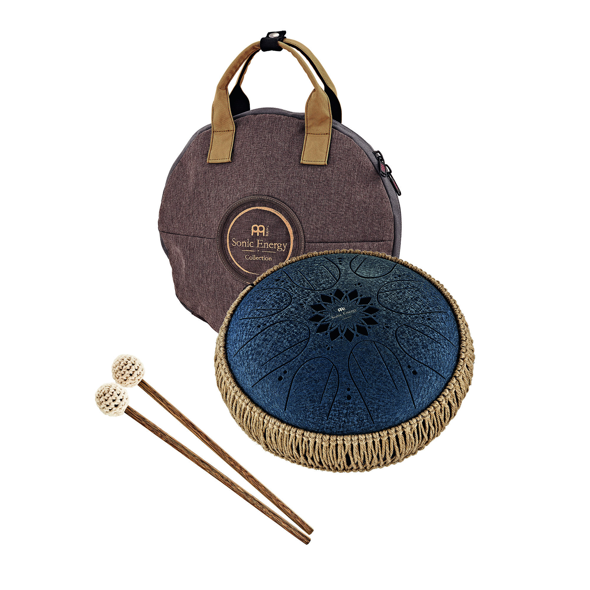 Mandalafon MEDIUM BLUE OCTAVE, 8 Klangzungen, C-moll Diatonisch, Ø 25 cm