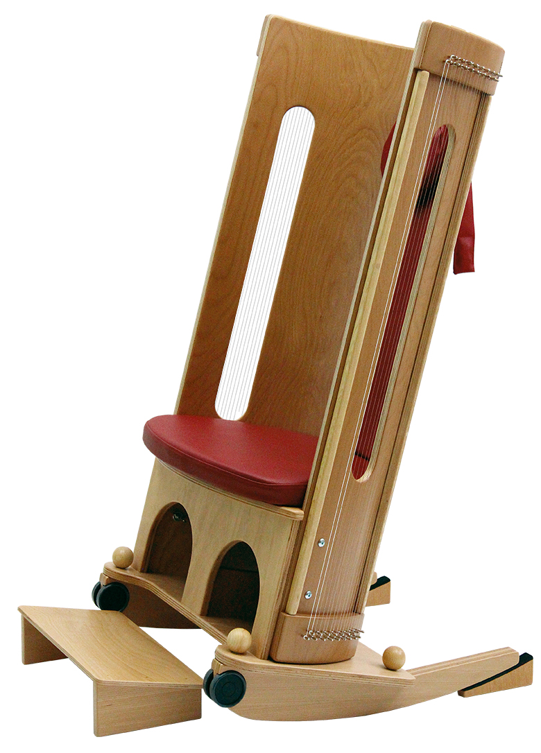 ALLTON Klangmassage-Schaukelstuhl, Pflege-Set: Modell Care A, 150cm