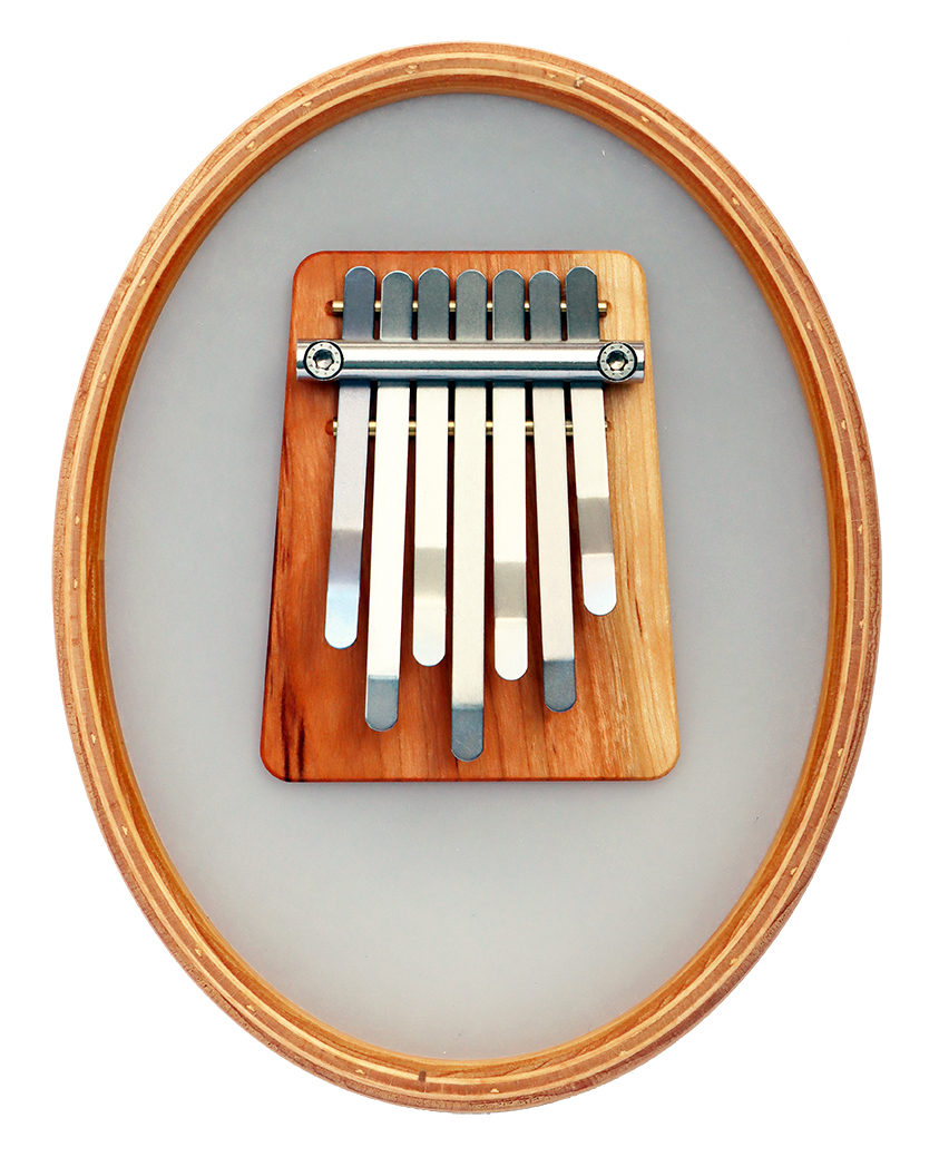 Sansula Renaissance-Bass, 7 Töne mit stabilem Schlagzeugfell (Remo)