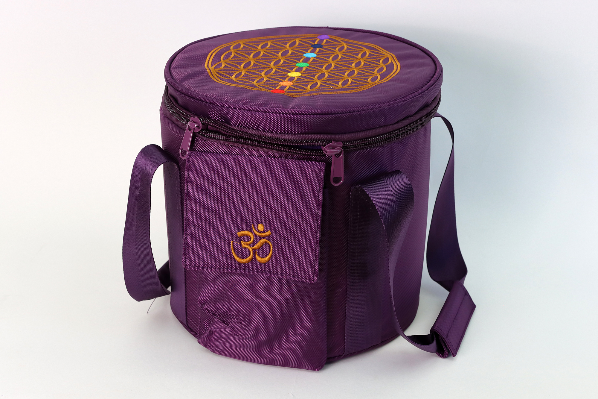 Tasche für Kristall-Klangschale, violett, 30 x 30 cm