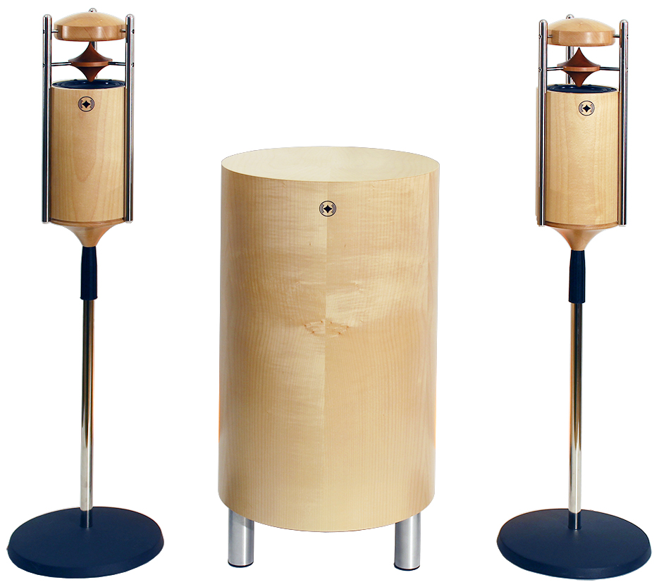 Lautsprechersystem Naturschallwandler Sunray von Mundus, Ahorn