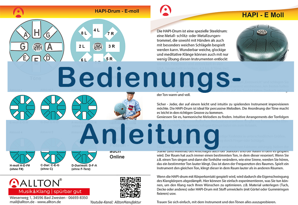 Hapi-Drum standard, E-Akebono, Türkis
