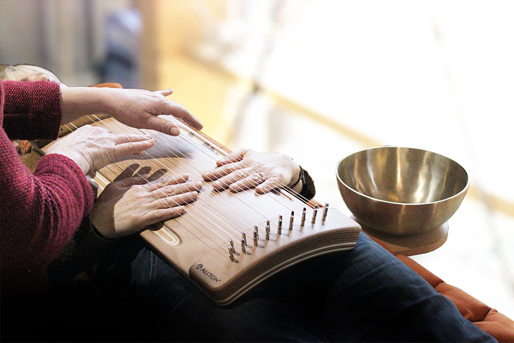 Allton Spür-Monochord, Modell C; BASS-WÖLBI, geölt, Ton A
