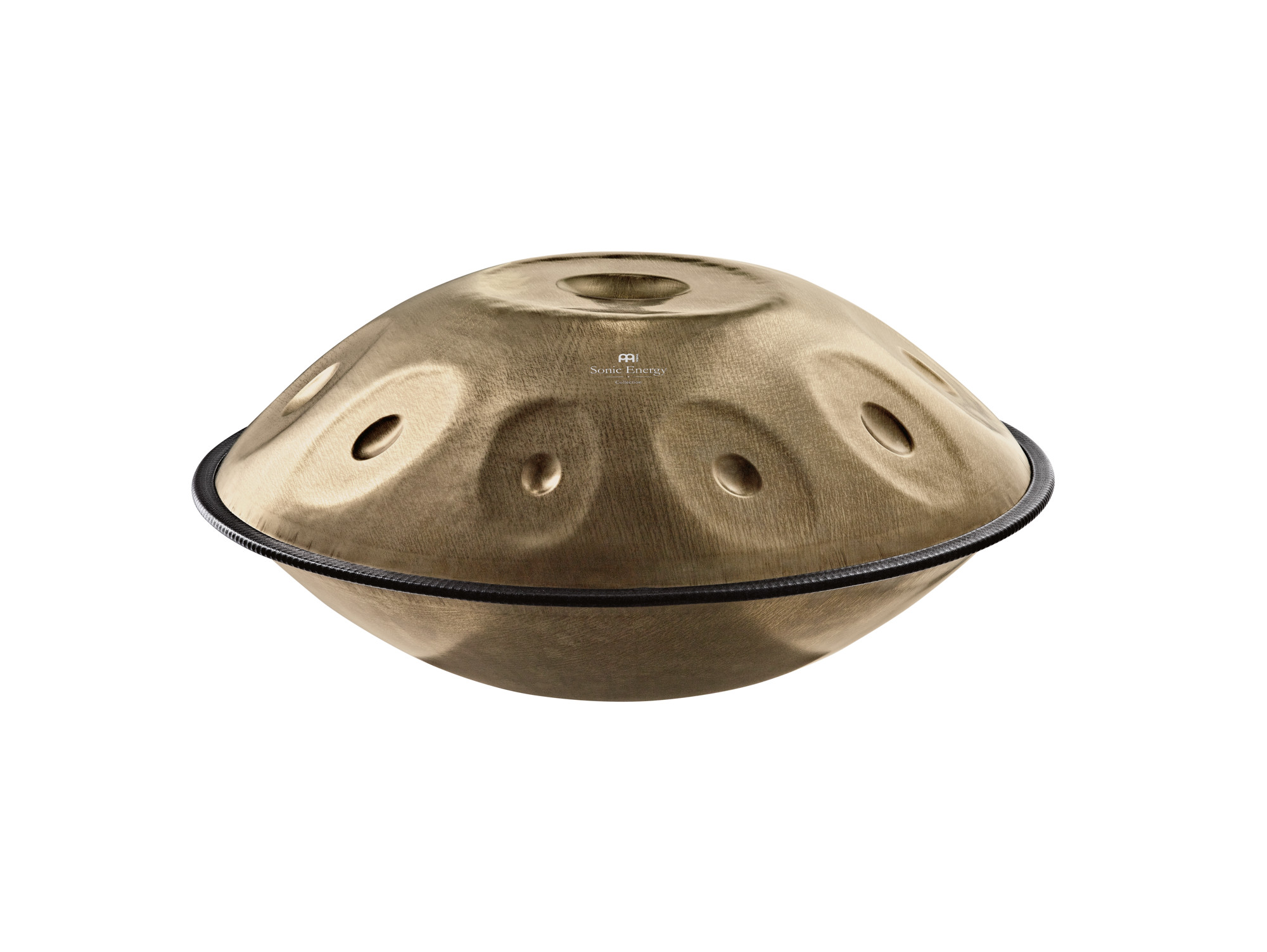 Handpan, Edelstahl, D-Kurd-Skala, 10 Töne, 440 Hz, Vintage Gold