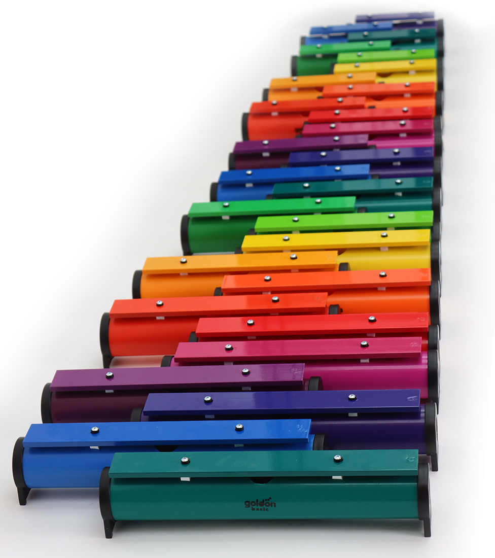 Klangbausteine 27-er Set, chromatisch, g1-a3