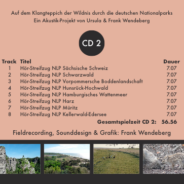 CD - Im Vielklang mit der Natur- Hörstreifzüge aus Deutschlands Naturparks, 2 CDs