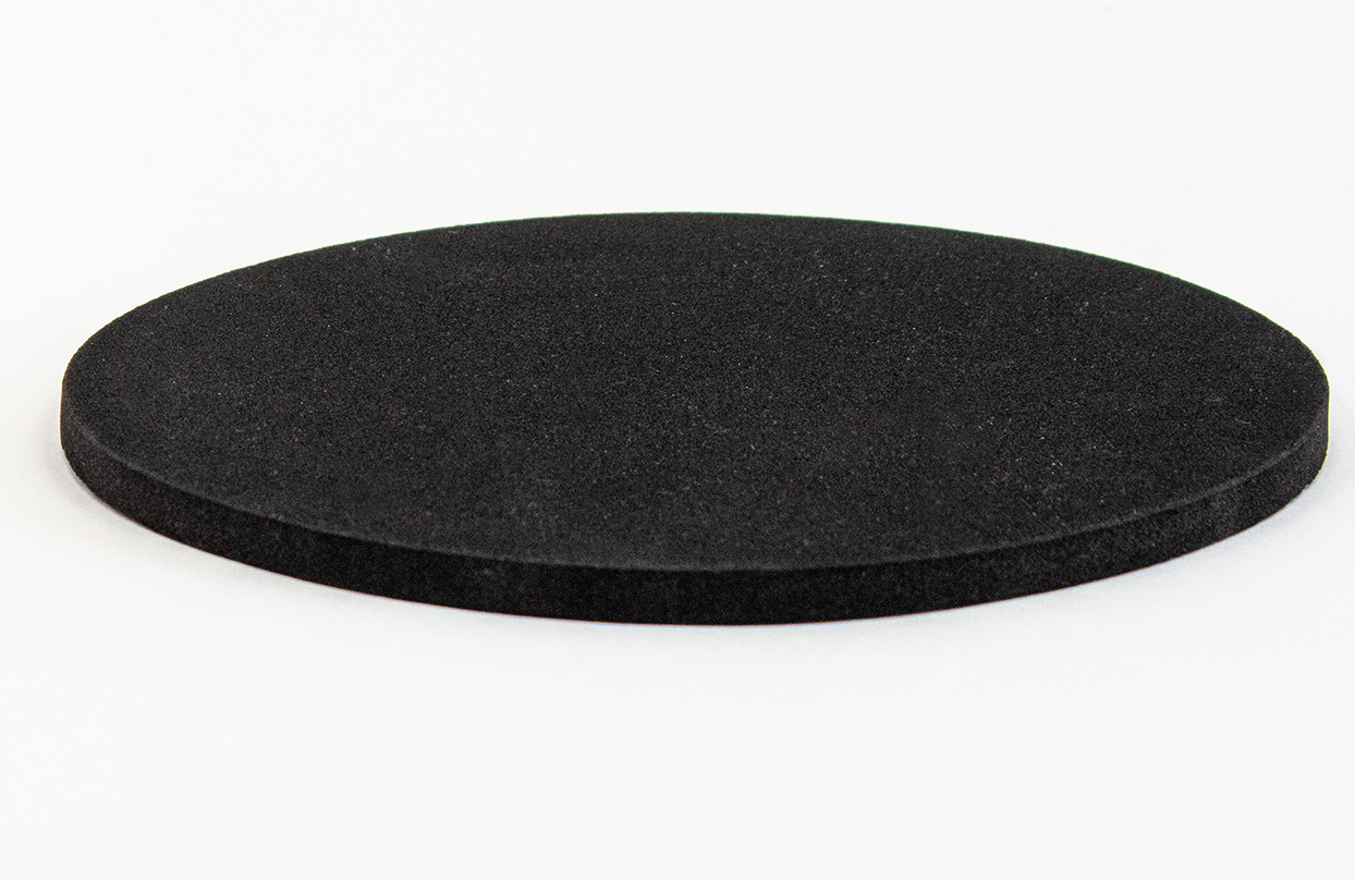 Klangschalen-Unterlage, Moosgummi schwarz, Ø 18 cm, 8 mm stark