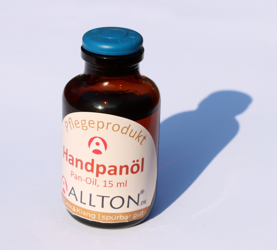 Handpan Pflegeöl, 15 ml, inkl. Tuch Kopie