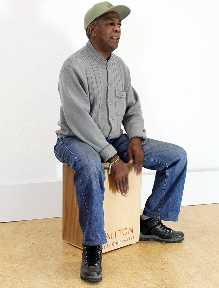 Cajon Bass, Schlagzeug-Holztrommel, Klanginitiative, Buche, geölt