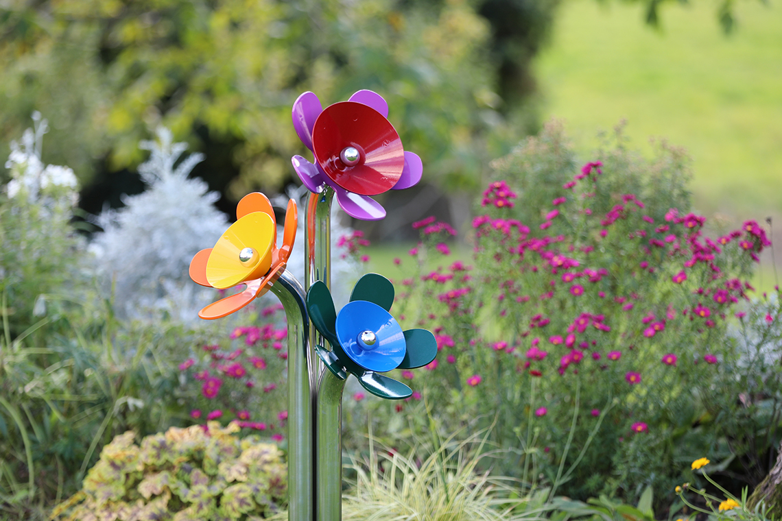 Klangblumen METALLGLOCKE, DUR, zum Einbetonieren, Outdoor