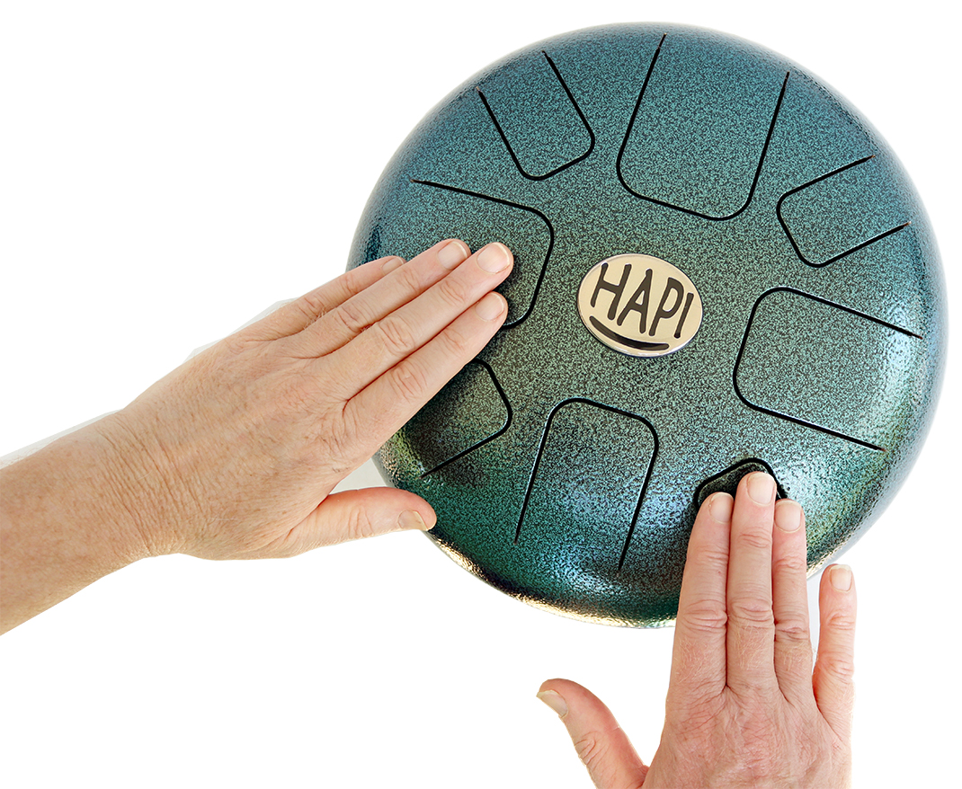 Hapi-Drum Grün, inkl. deutscher Anleitung