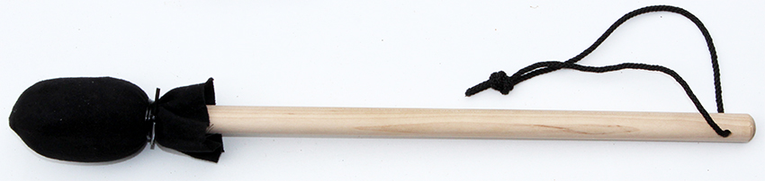 Buffalo - Drum Schlägel, groß, weich, mit Holzgriff 41x5 cm