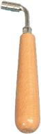 KLangwiegen-Stimmschlüssel Buche, L-Form, 20 cm