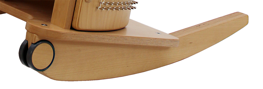 ALLTON Klangmassage-Schaukelstuhl, Pflege-Set: Modell Care A, 150cm