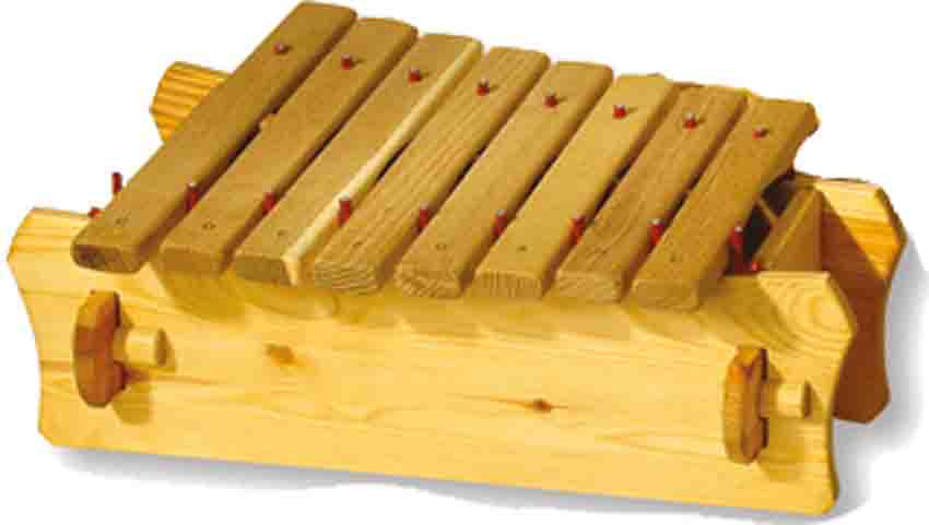 Auris Marimba-Xylophon 8 Töne, D-pentatonisch