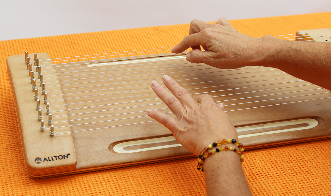 Allton Spür-Monochord, Modell C; BASS-WÖLBI, geölt, Ton A