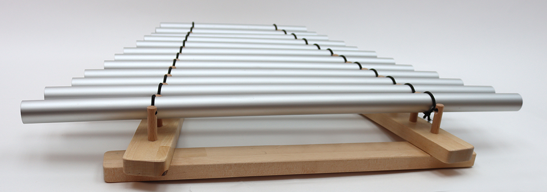 Röhrenglockenspiel Sopran, 12 Töne, Pentatonisch, (a = 432 Hz), Resono
