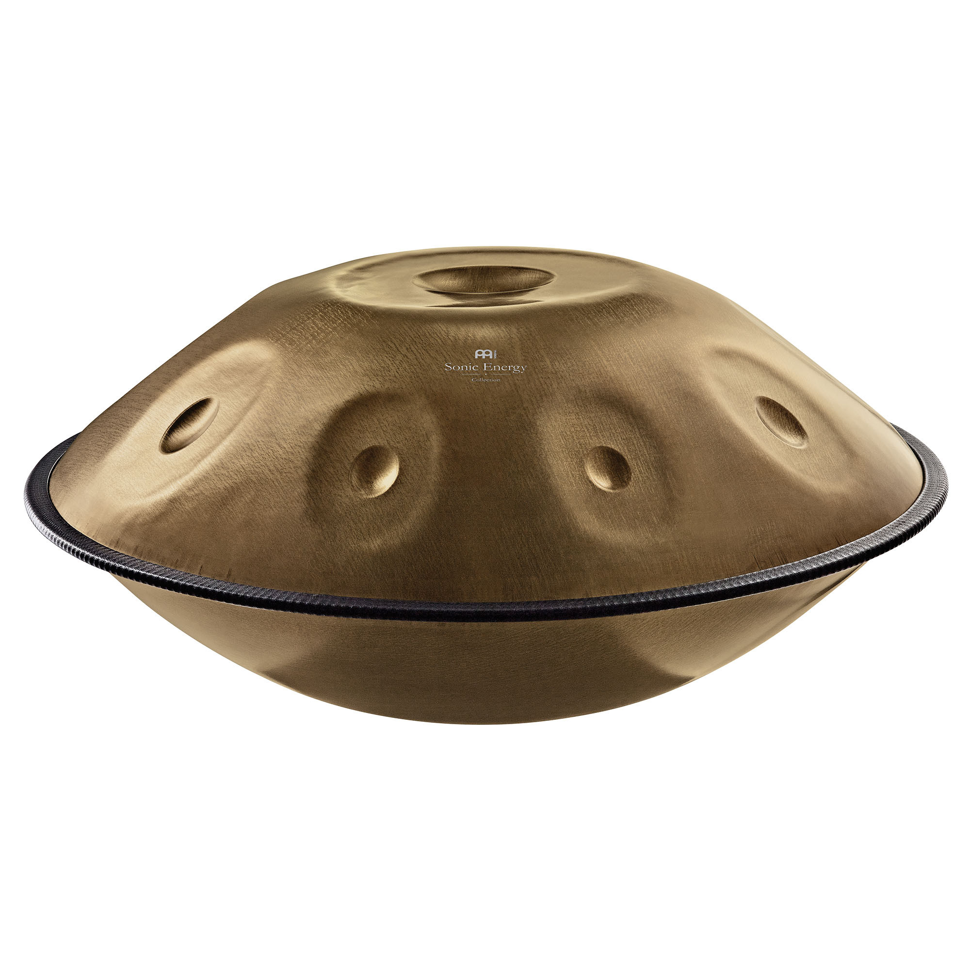 Handpan, Edelstahl, Cis-Moll (A4/a' 432 Hz), 9 Töne, Vintage Gold