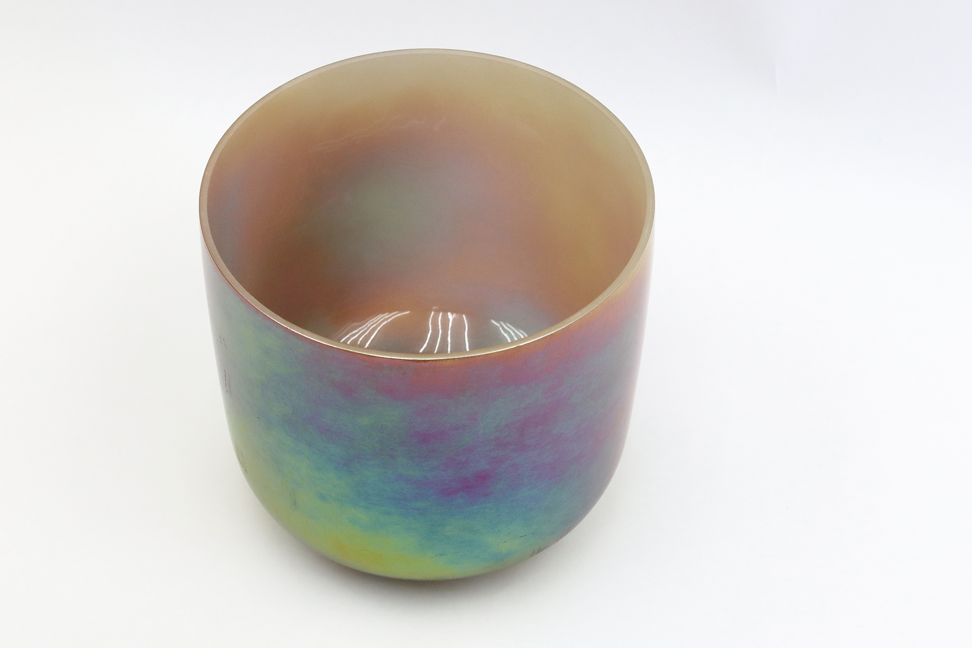 Kristall-Klangschale Galaxy, glasiert, 20 cm