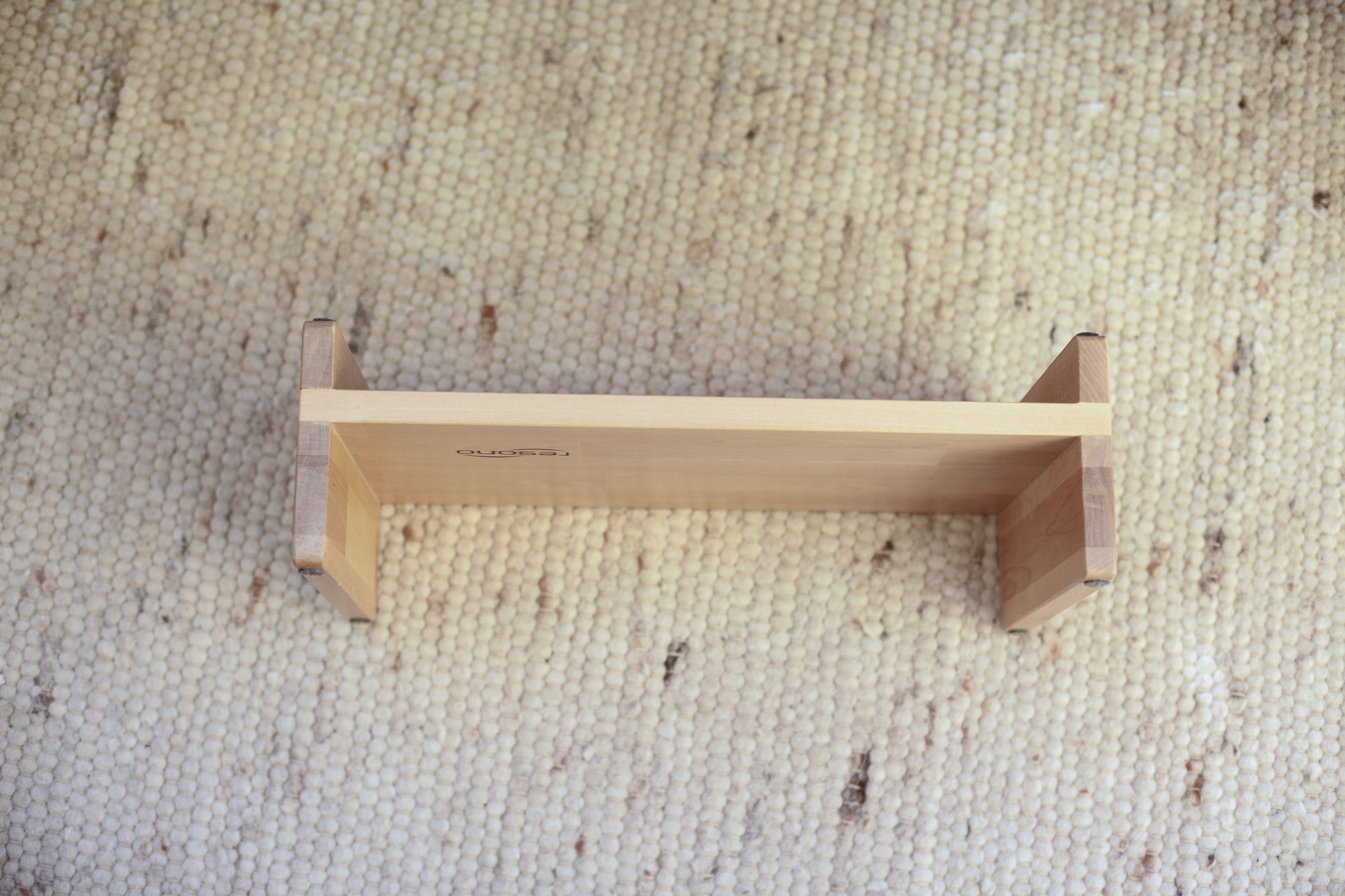 Fußhocker, Fußbank für SoundPad, Holz, 6 oder 10 cm hoch, 44 x 24 x 14 cm