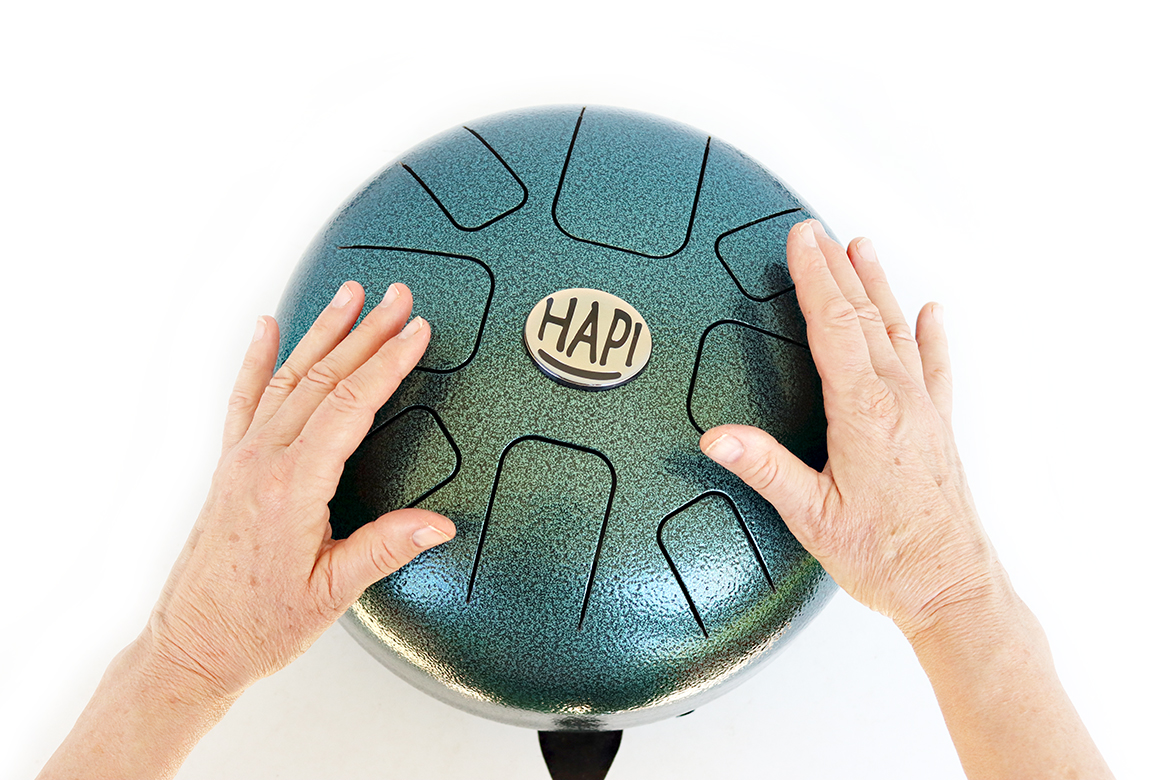 Hapi-Drum Grün, inkl. deutscher Anleitung