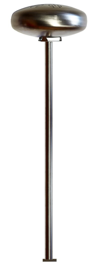 Outdoor-Mandalafon, 40 cm groß, 11 Klangzungen, zum Einbetonieren