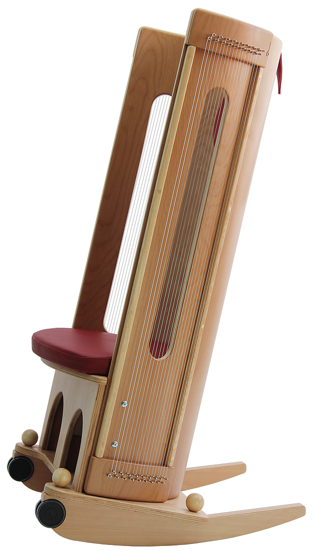 ALLTON Klangmassage-Schaukelstuhl, Pflege-Set: Modell Care A, 150cm