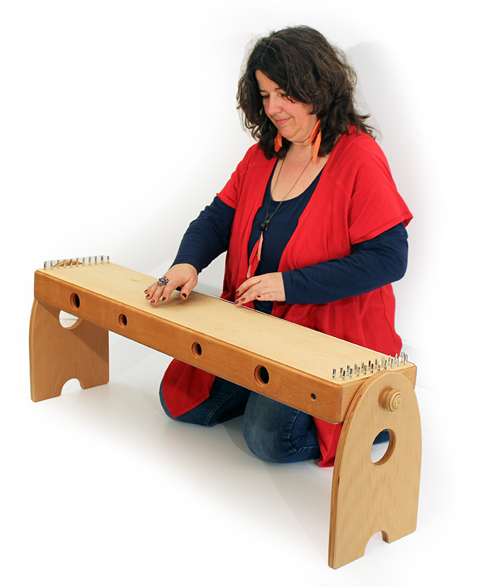 Allton Konzert-Monochord mit kleinen Füßen, einseitig bespannt, 109 cm