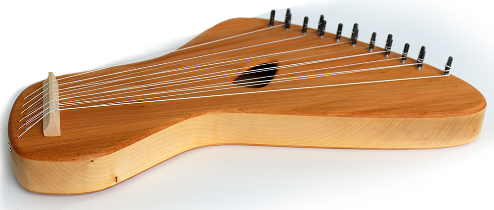 Bordunleier, Choroi 16 Saiten, Kirschdecke matt