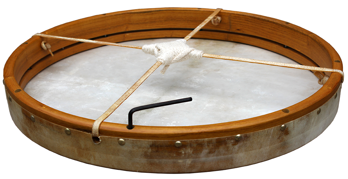 Schamanentrommel 56 cm, stimmbar, Rahmentrommel aus Pakistancm