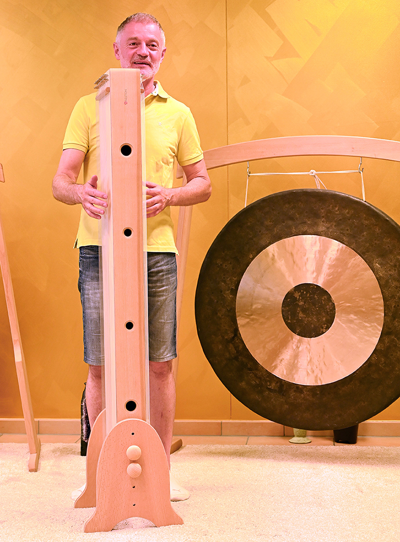 ALLTON Konzert-Monochord / Oktav-Monochord, doppelseitig bespannt, 138 cm