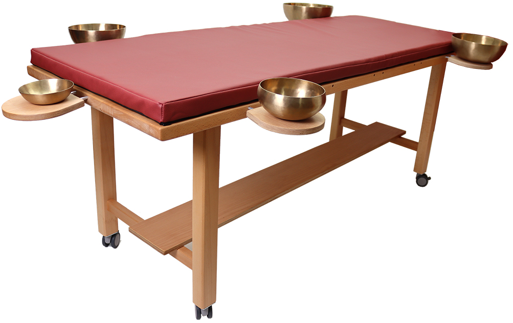 Allton Klangmassage-Behandlungsliege, Modell Solid, Buche