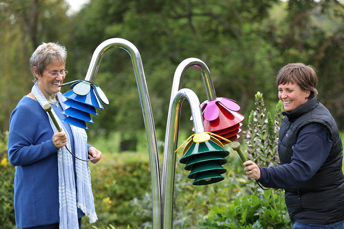 Glockenblumen-Set HARMONIE, DUR, zum Einbetonieren, Outdoor